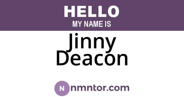 Jinny Deacon