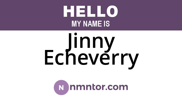 Jinny Echeverry