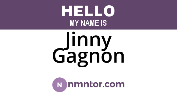 Jinny Gagnon