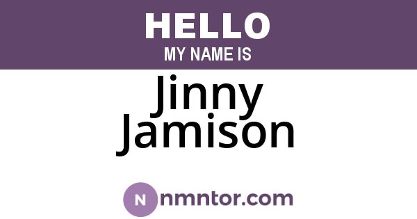 Jinny Jamison