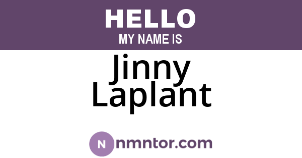 Jinny Laplant