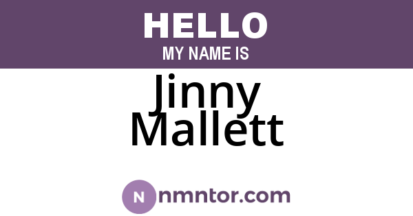 Jinny Mallett
