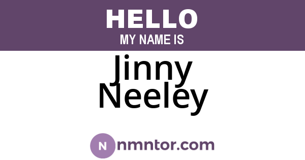 Jinny Neeley