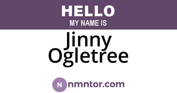 Jinny Ogletree