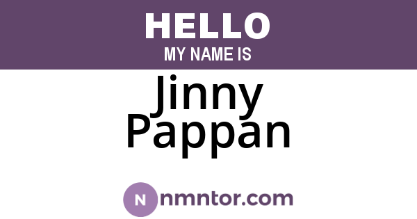Jinny Pappan