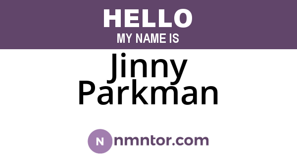 Jinny Parkman