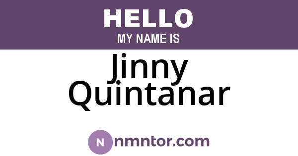 Jinny Quintanar