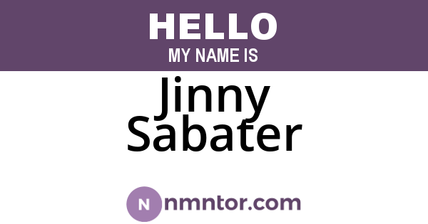 Jinny Sabater