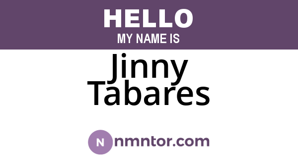 Jinny Tabares