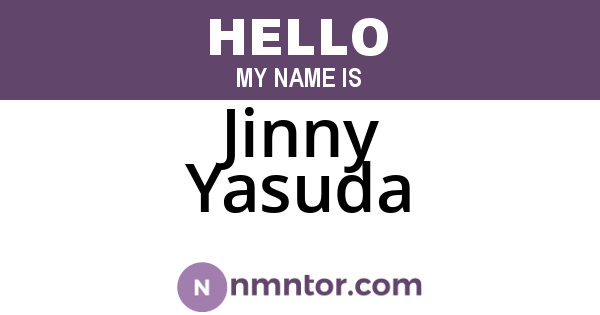 Jinny Yasuda