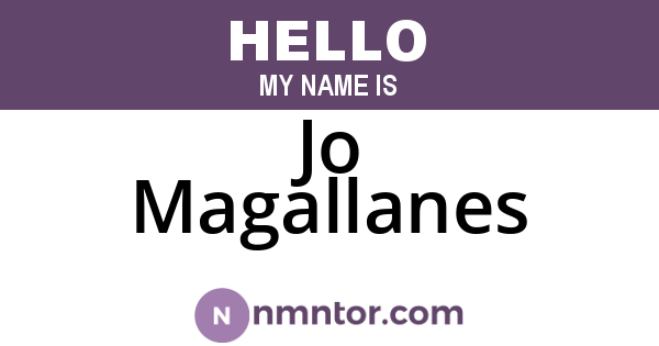 Jo Magallanes