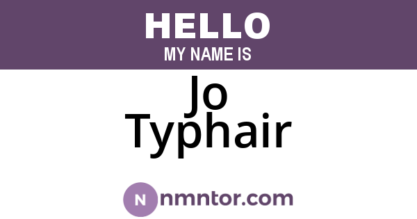 Jo Typhair