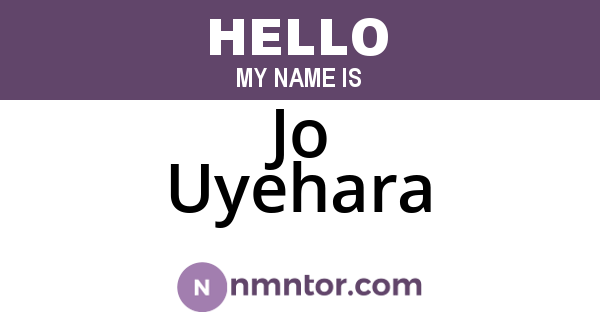 Jo Uyehara