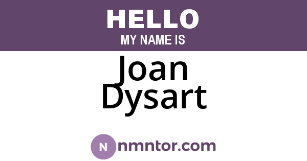 Joan Dysart