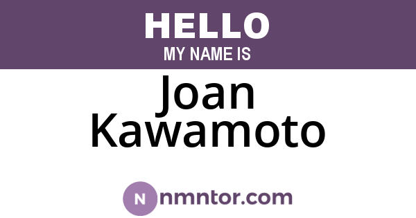 Joan Kawamoto