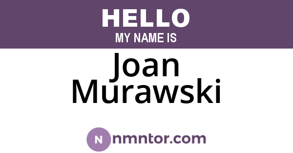 Joan Murawski