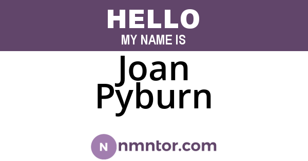 Joan Pyburn