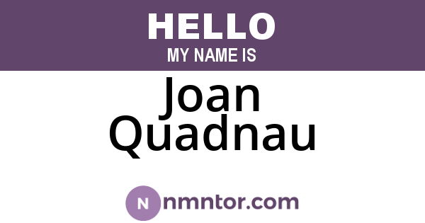 Joan Quadnau