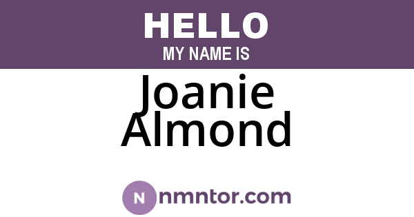 Joanie Almond