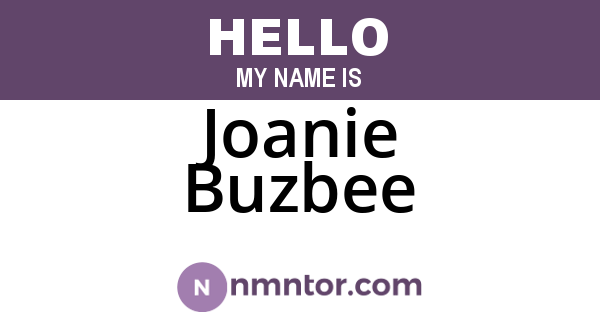 Joanie Buzbee