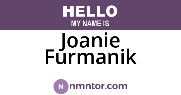 Joanie Furmanik