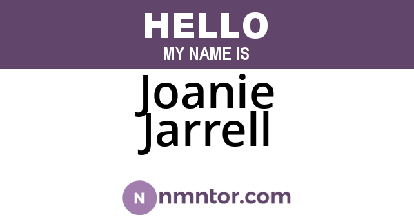 Joanie Jarrell