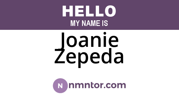 Joanie Zepeda