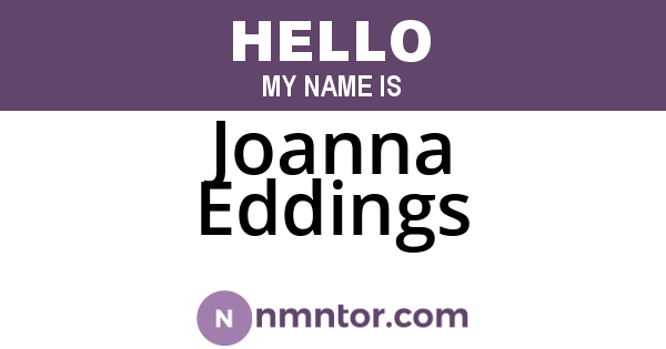 Joanna Eddings