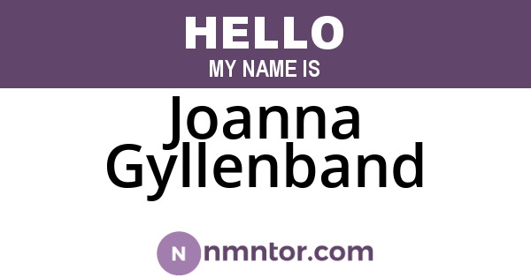 Joanna Gyllenband