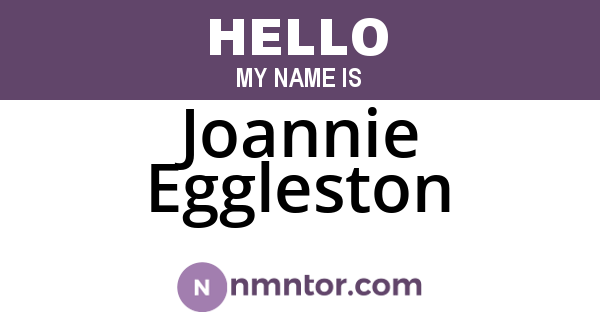 Joannie Eggleston