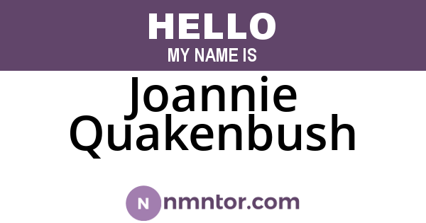 Joannie Quakenbush