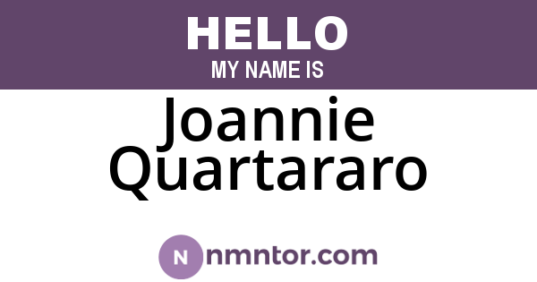 Joannie Quartararo