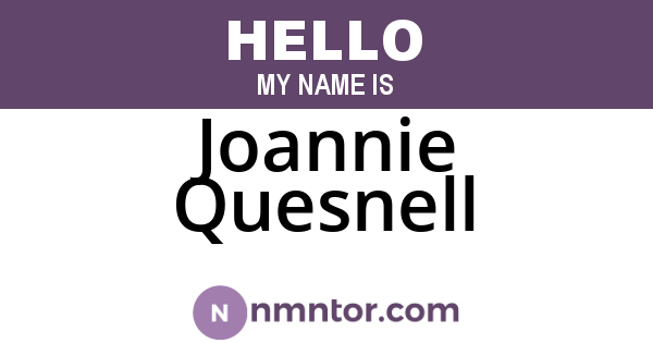 Joannie Quesnell