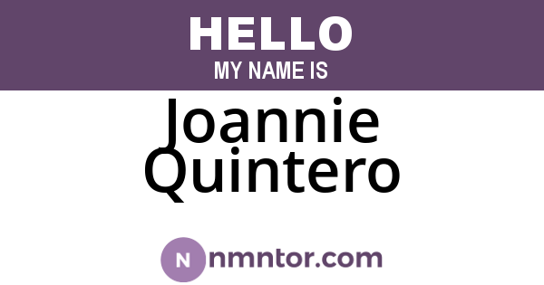Joannie Quintero
