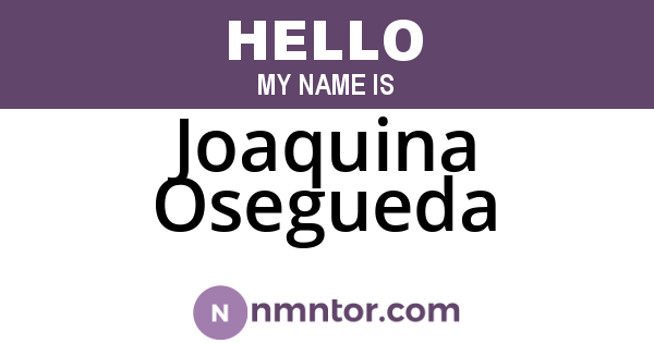 Joaquina Osegueda