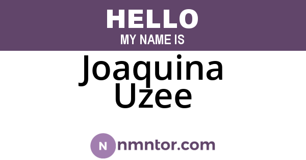 Joaquina Uzee