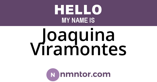 Joaquina Viramontes
