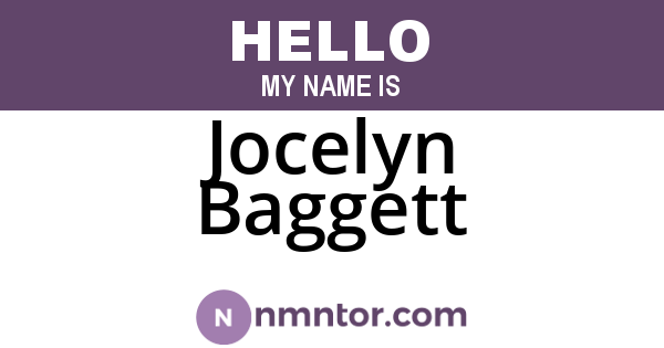 Jocelyn Baggett