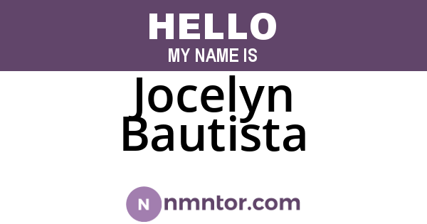 Jocelyn Bautista