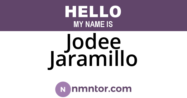 Jodee Jaramillo