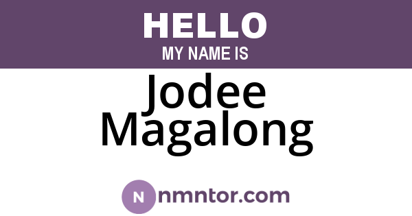 Jodee Magalong