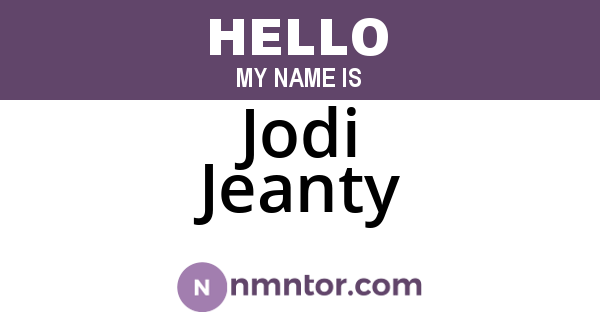 Jodi Jeanty