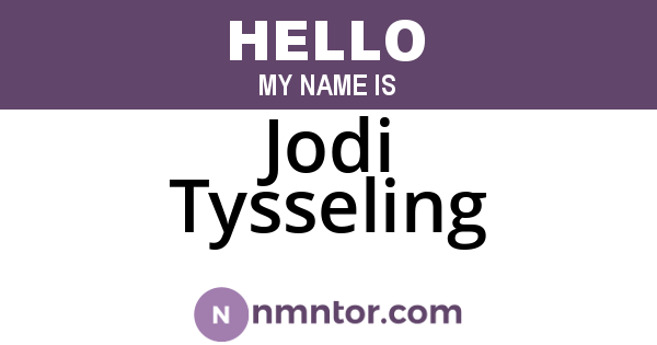 Jodi Tysseling