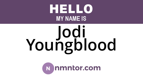 Jodi Youngblood