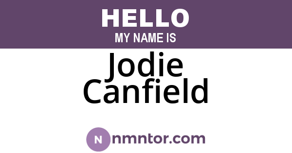 Jodie Canfield