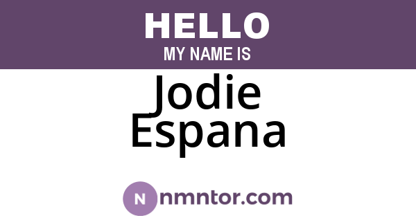 Jodie Espana