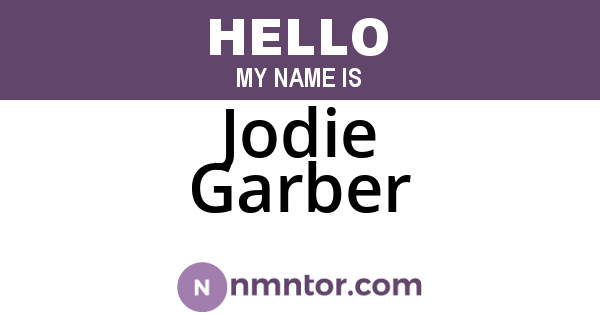 Jodie Garber