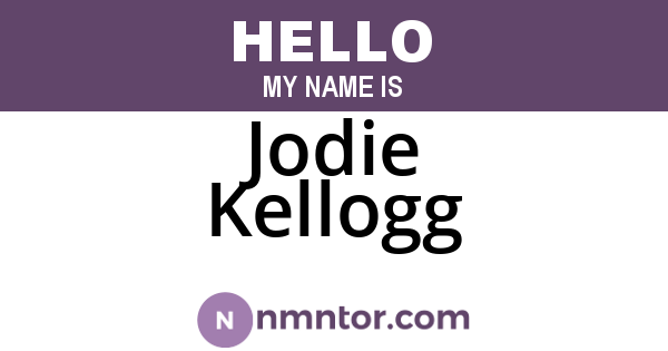 Jodie Kellogg