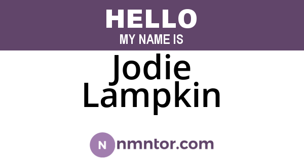 Jodie Lampkin