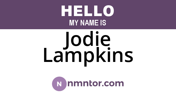 Jodie Lampkins